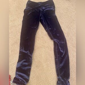 Athleta Girl High Rise Chit Chat Velvet Leggings 8-10